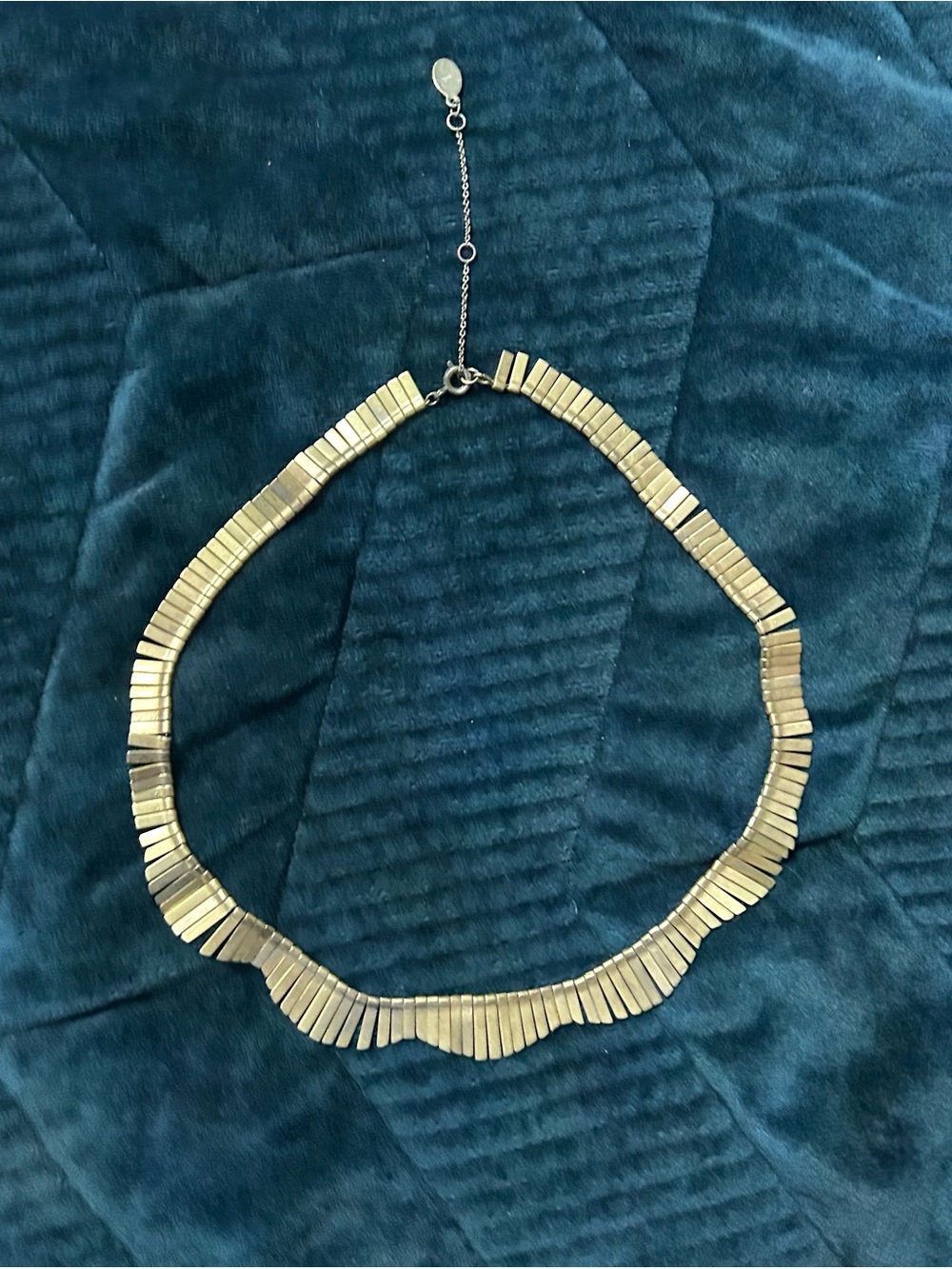 LOFT Gold-Tone Fan Fringe Necklace